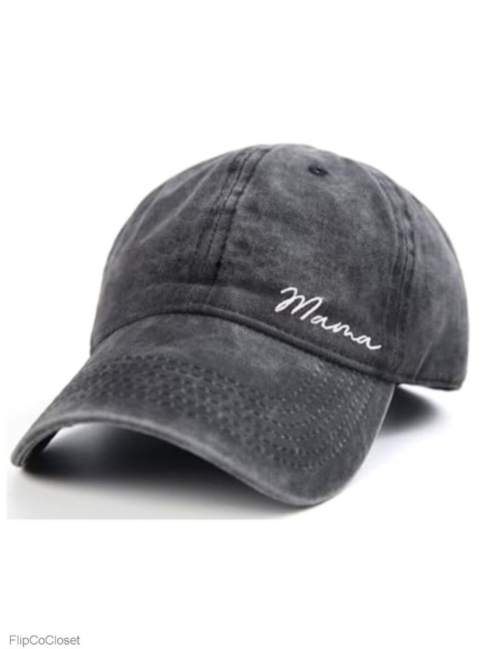 Mama Embroidery Baseball Cap Adjustable 100% Cotton Mom Gift Vintage